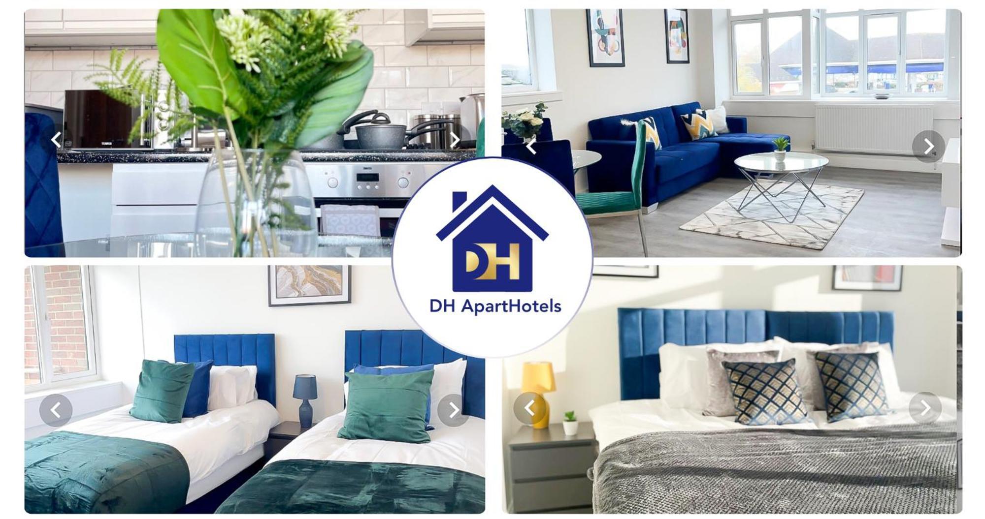 2 Bedroom Apartment - Flitwick - Contractor Friendly - Tourist Ready - Full Kitchen - Wifi - Smart Tv - Sofa Bed - Free Parking - Ideal For Short Or Long Stays Exteriör bild
